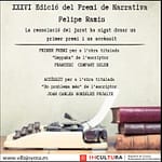 “Seppuku”, del autor Francesc Company, obra ganadora de la XXXVI Edición del Premi de Narrativa en Valencià Felipe Ramis 2022
